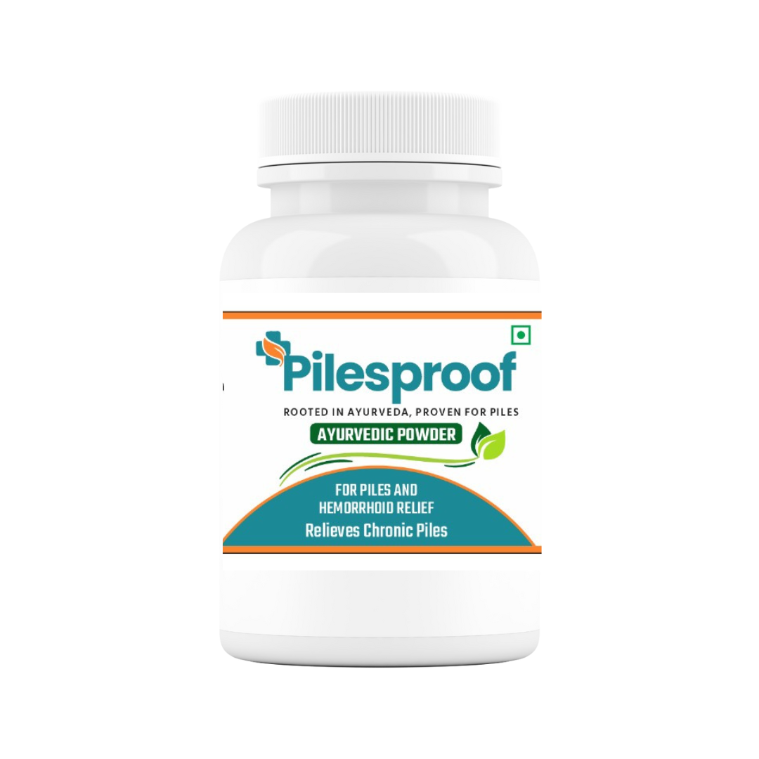 PilesProof | Ayurvedic Powder | Piles Care | 60 Days Pack | Pack of 4