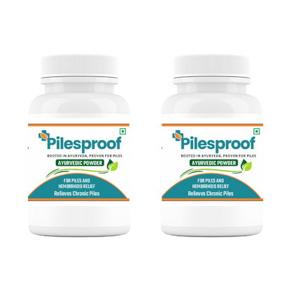 PilesProof | Ayurvedic Powder | Piles Care | 45 Days Pack | Pack of 3